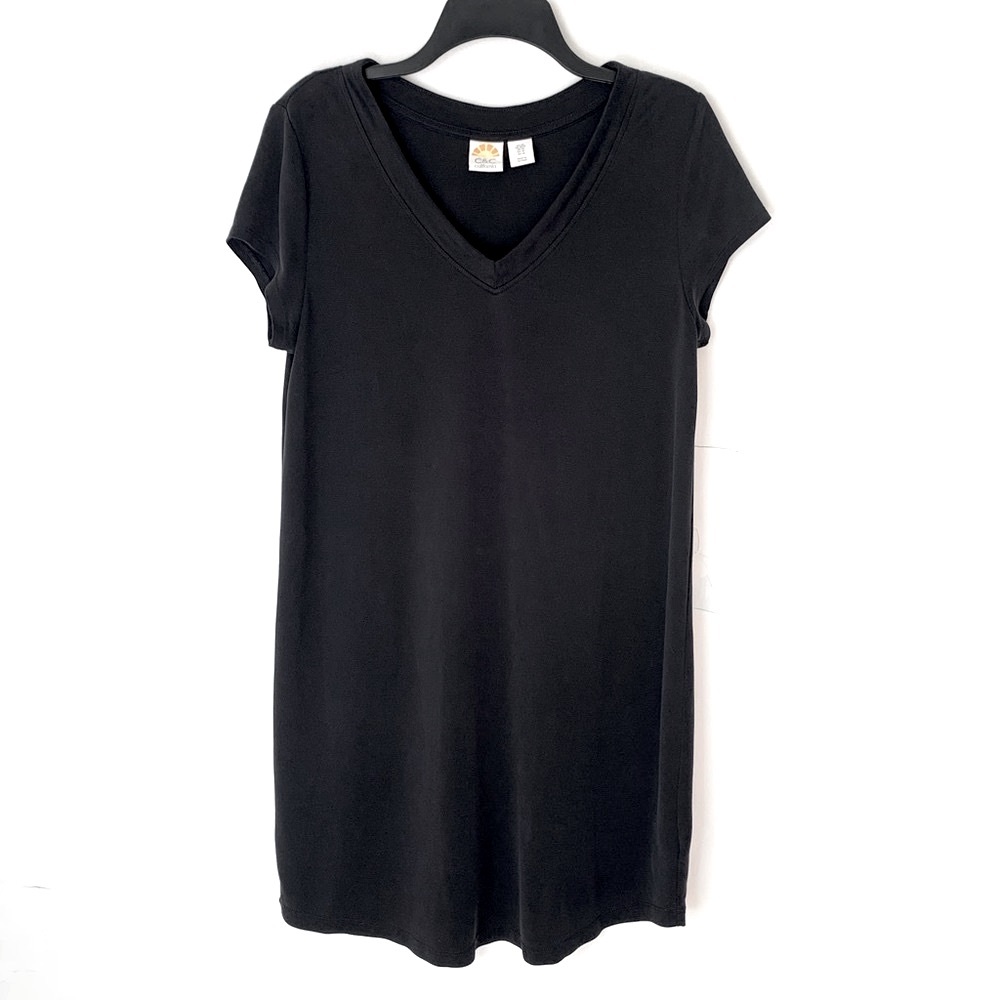 C&C California Black Modal T-Shirt Dress
